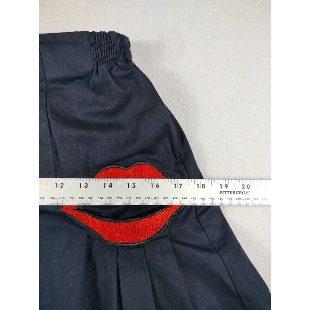 VIVETTA Skirt‎ Women's 38 Black Made In Italy Whimsy Goth Classic Goth Goth Girl - Picture 8 of 10
